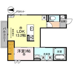 【仮称】D-ROOM 神前の物件間取画像